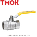 brass color long handle chrome plated ball valve